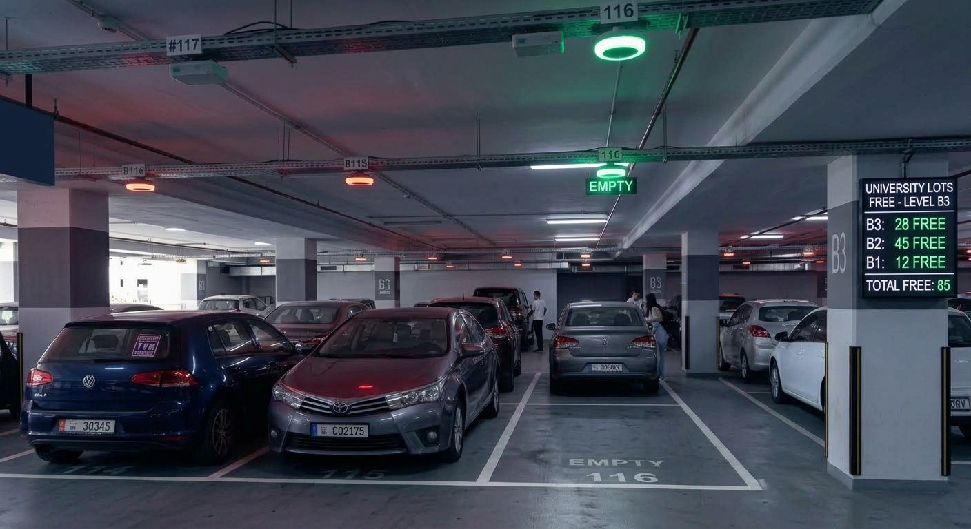 Automated parking barrier and ticketing station